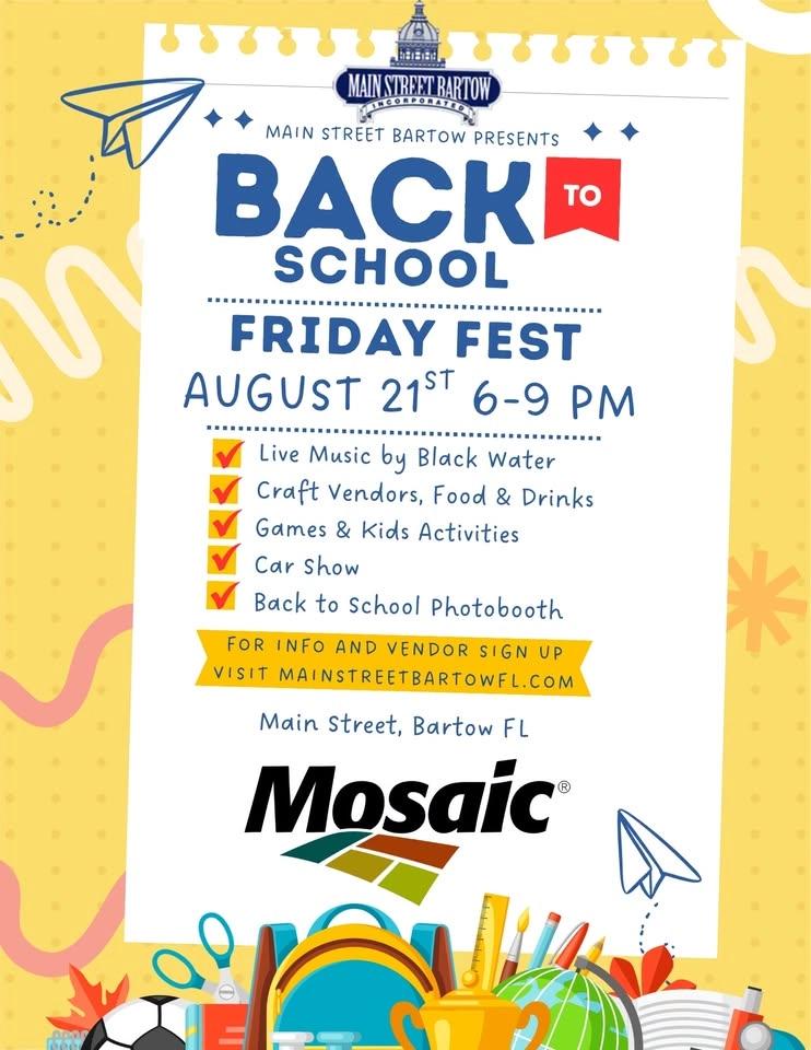 Friday Fest - Back to School