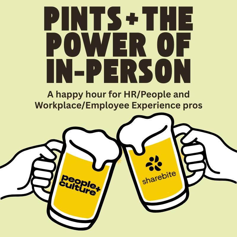 Pints + The Power of In-Person