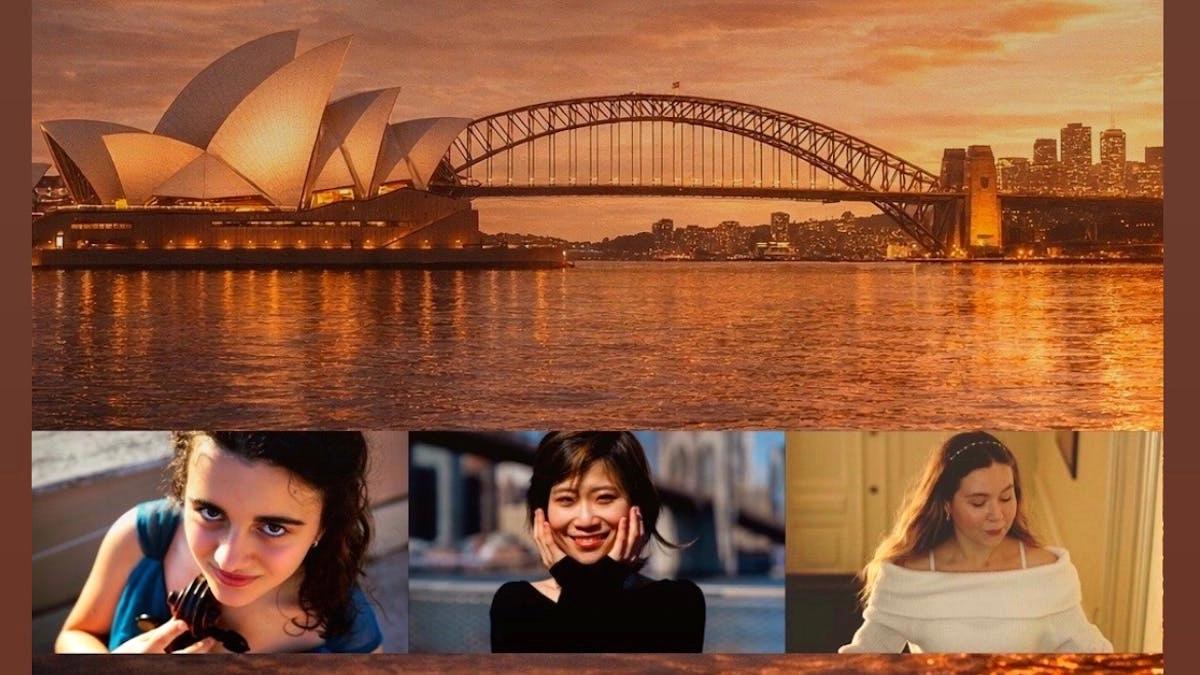 Justina la Cour, Lara Biancalana & Marina Saiki. Encounter and Impressions. Echoes of Light