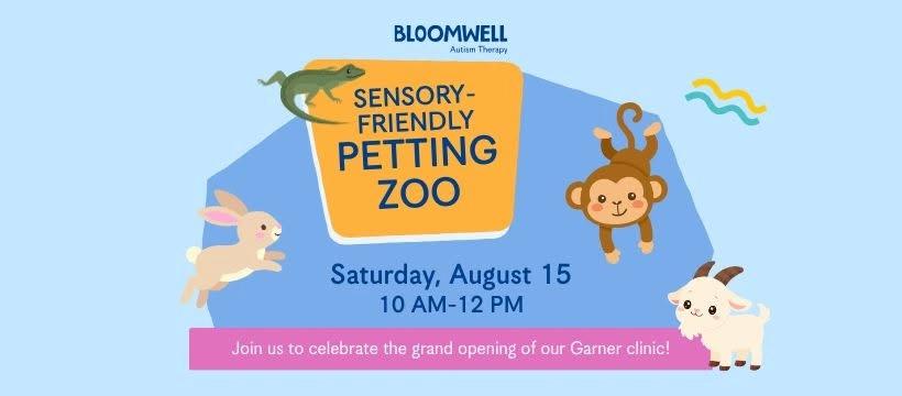 Sensory-Friendly Petting Zoo 🐒 Garner Grand Opening!