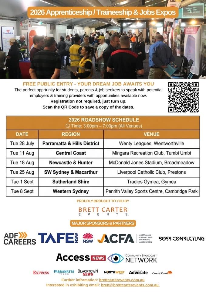 Central Coast Apprenticeship/Traineeship & Jobs Expo