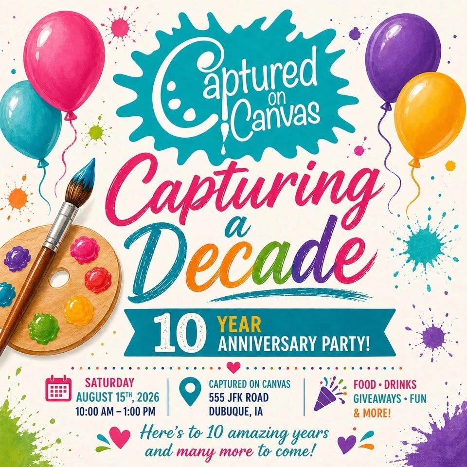 CAPTURING A DECADE with Captured on Canvas!