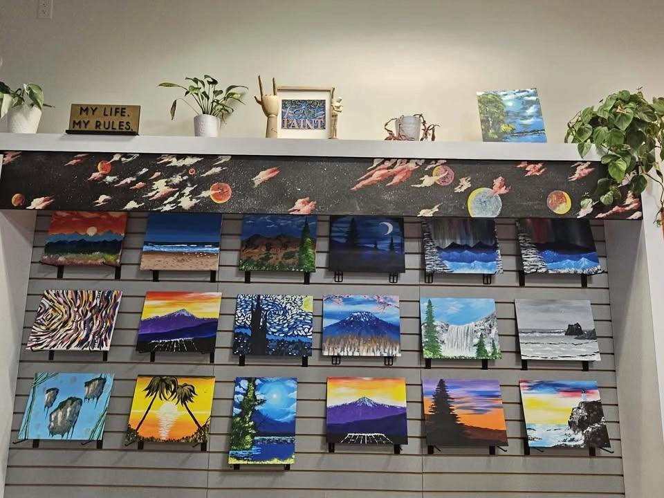 50% Off Thursdays! Mystery Landscape -$15 per painter at “Yes, You Can Paint!”