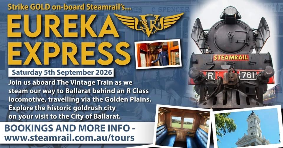 Eureka Express - Saturday 5th September 2026