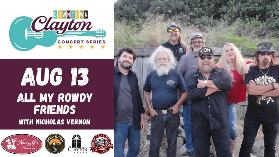 Downtown Clayton Concert: All My Rowdy Friends with Nicholas Vernon