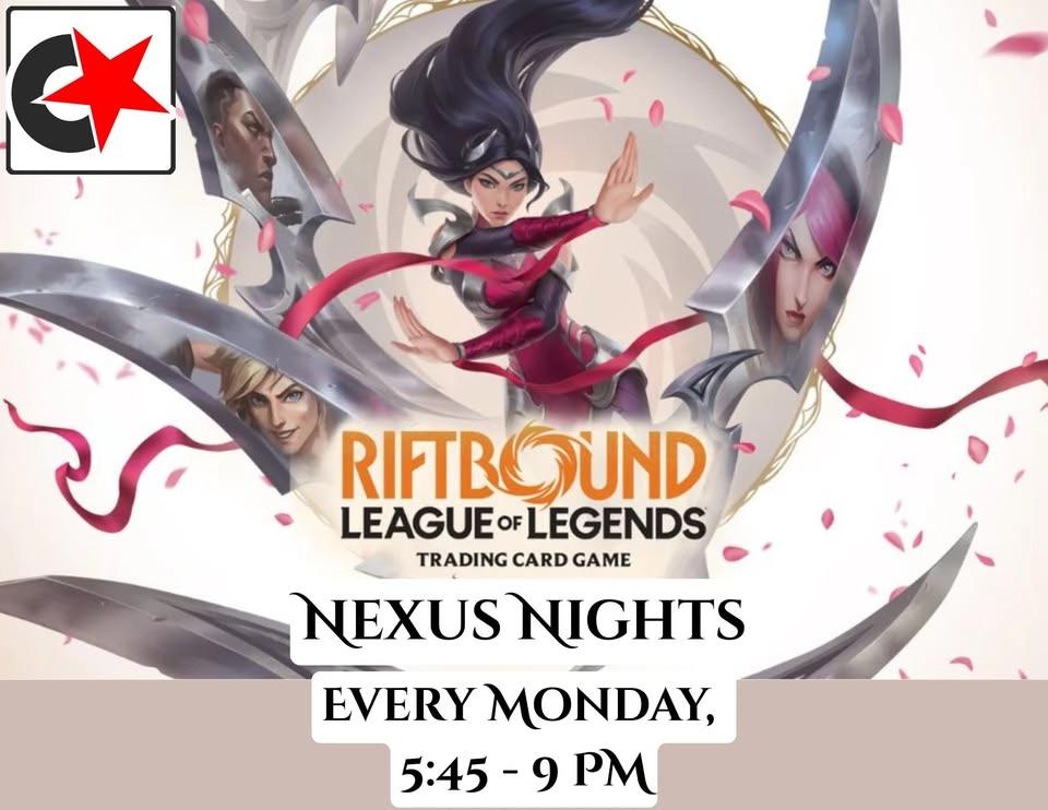 Riftbound Nexus Nights at Coulee Cards and Gaming Dubuque