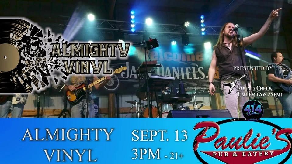 🎸 Almighty Vinyl: A Tribute to the Golden Era of Rock LIVE at Paulie's Outside 💿🤘