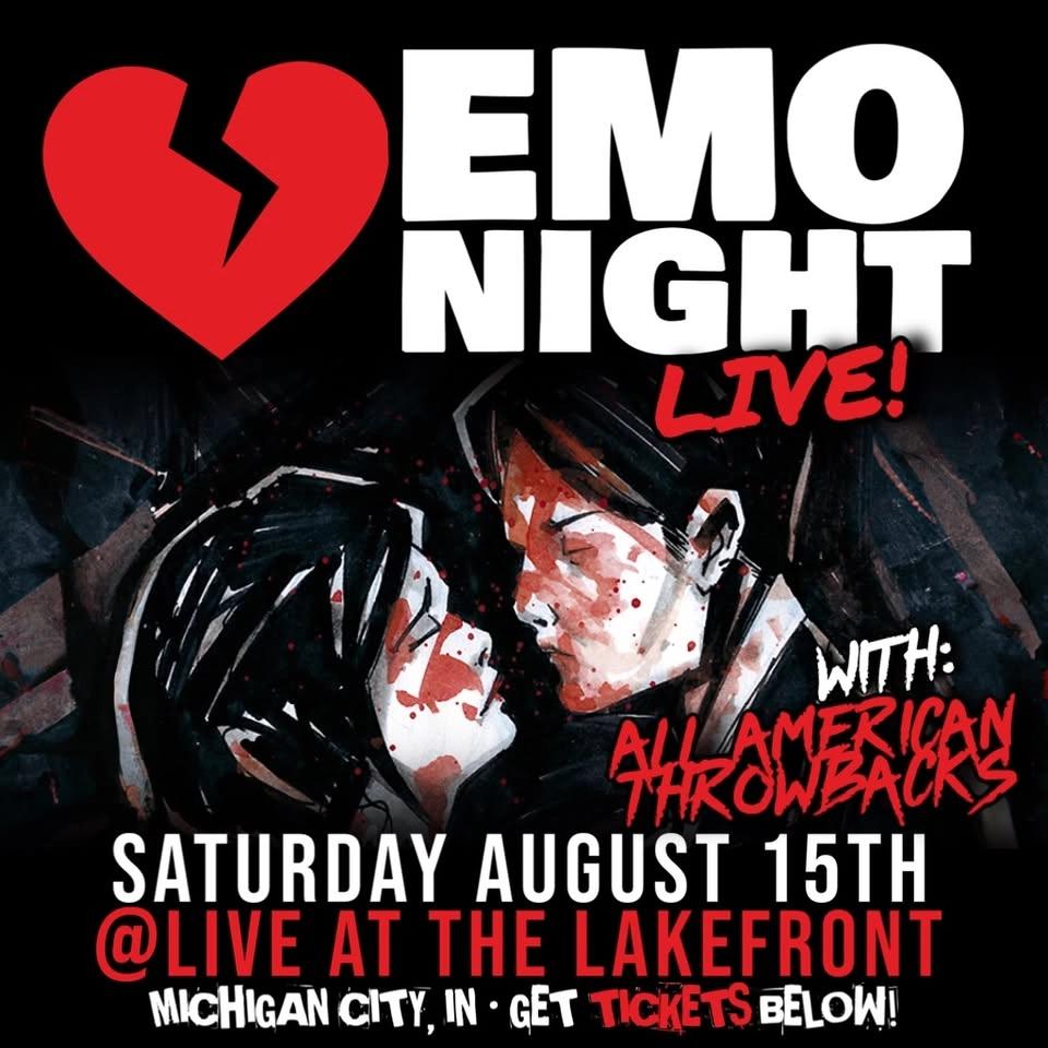 EMO NIGHT w/ All American Throwbacks at Live at the Lakefront