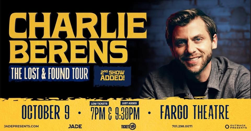Jade & Outback Presents: Charlie Berens: The Lost and Found Tour | Fargo, ND