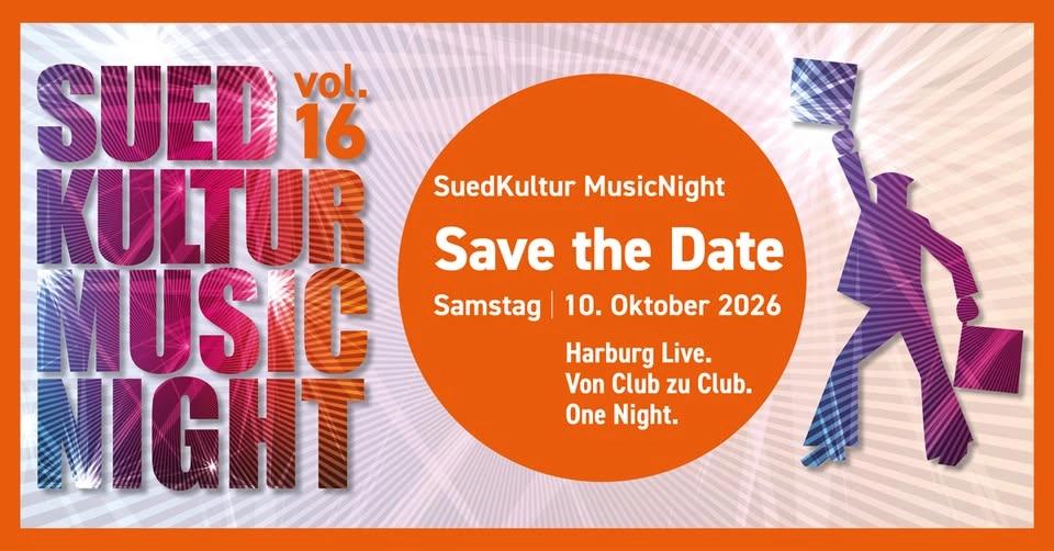 16. Suedkultur-MusicNight 2026 mit: Anemone, Asteroid Kane, The Panitbox & Sweet Cougar Dreams
