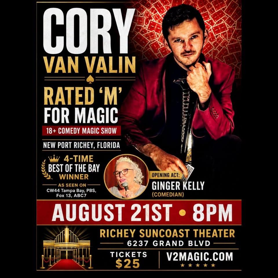 Rated 'M' for MAGIC β Cory Van Valin (18+ Comedy Magic Show)
