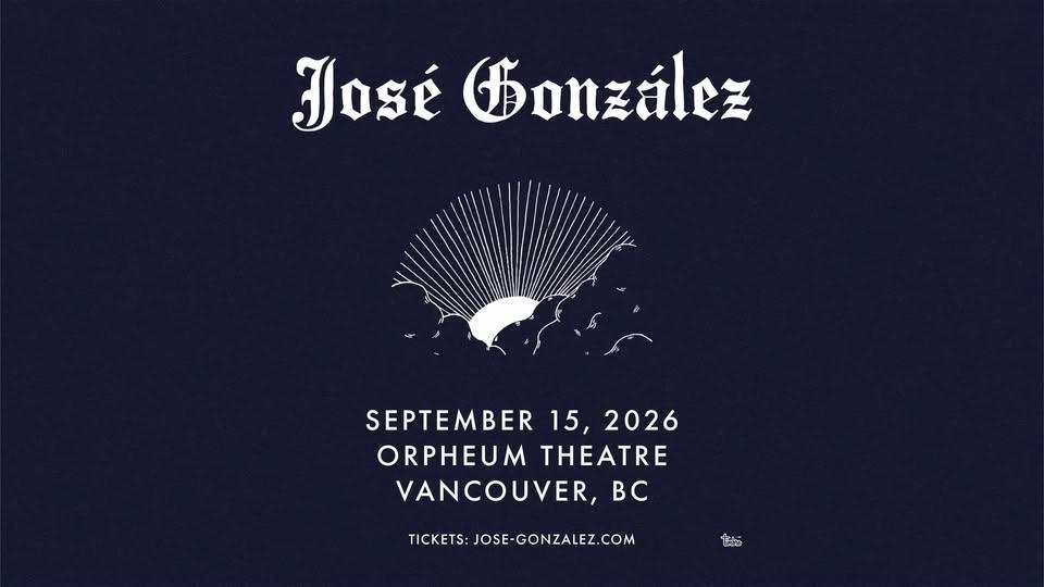 José González - Against The Dying Of The Light Tour - Vancouver
