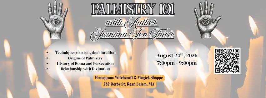 Palmistry 101 - With Author Jezmina Von Thiele