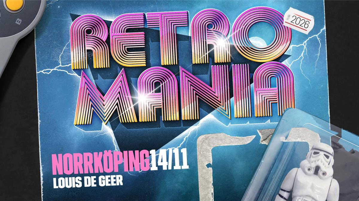 RetroMania Norrköping 14 november 2026