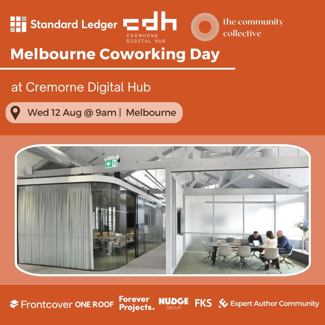🏵 Melbourne: Coworking Day @ Cremorne Digital Hub