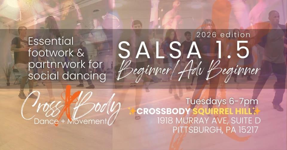 Salsa 1.5 Beginner/Advanced Beginner with Vincent & Rachel