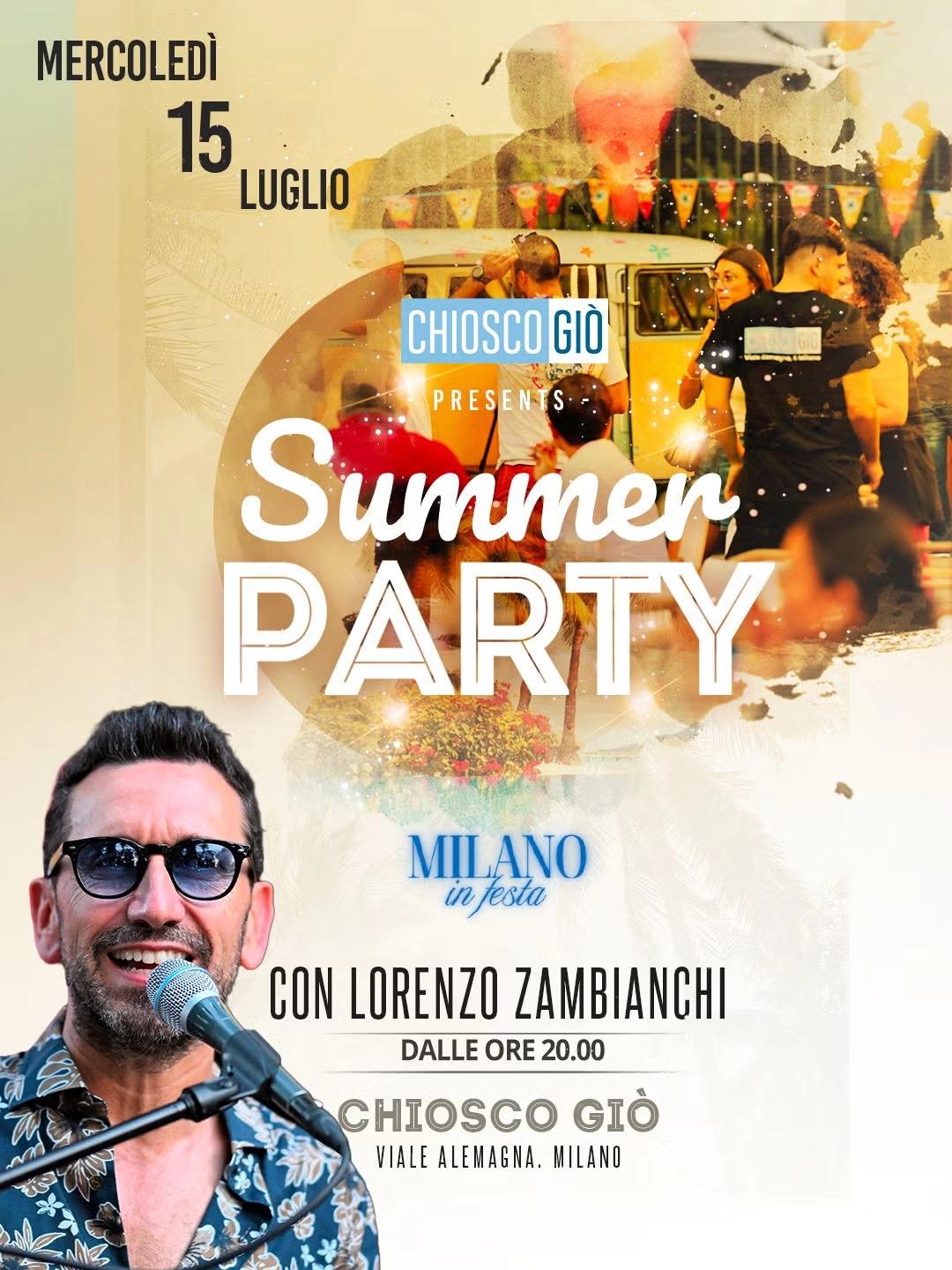 Summer party al chiosco!