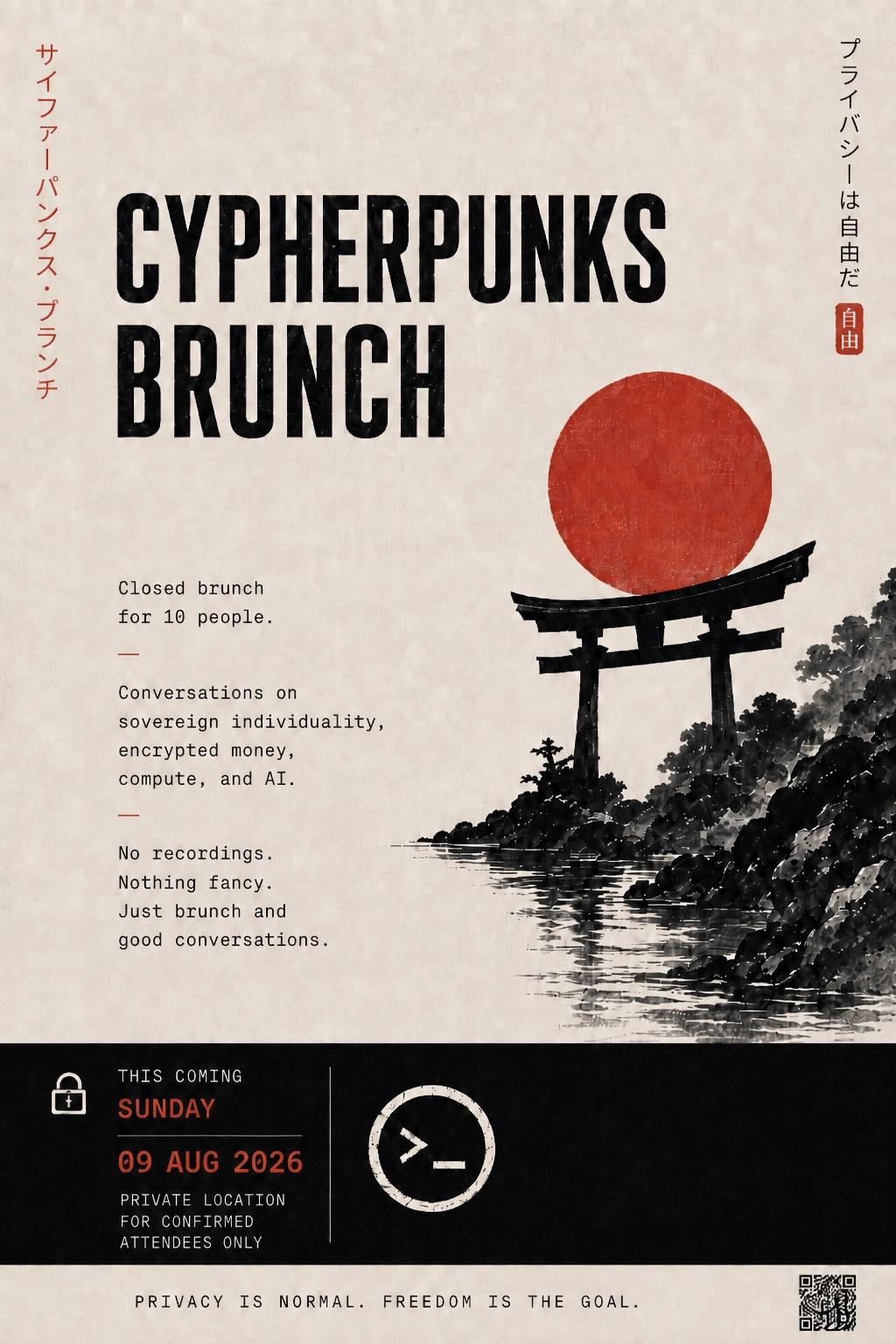 The Cypherpunks Brunch
