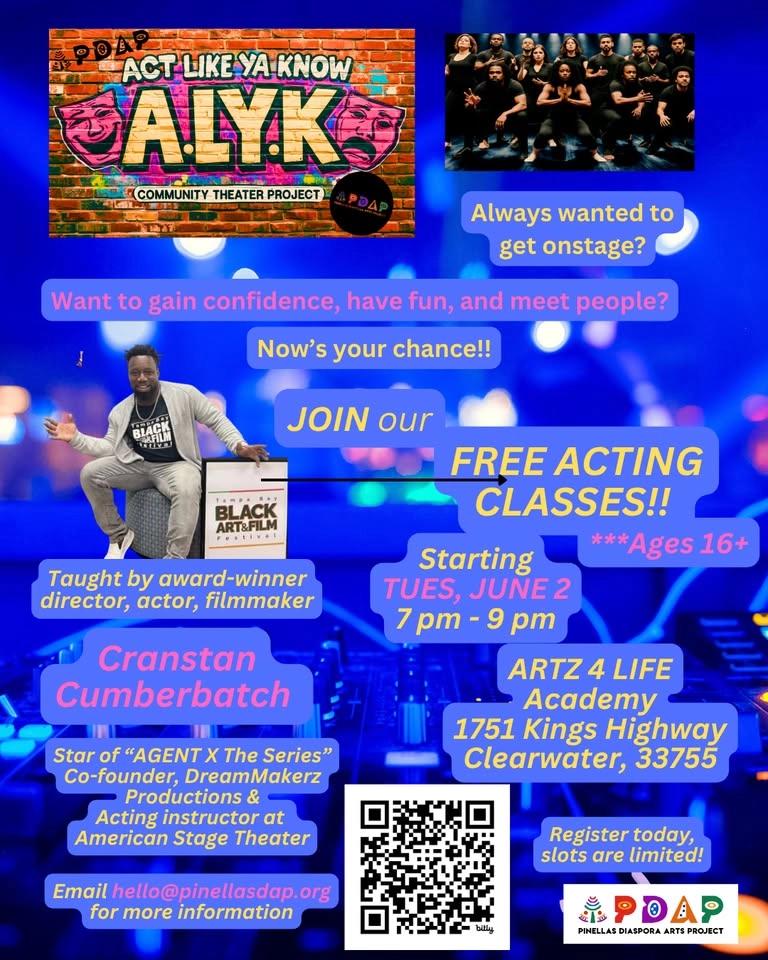A.L.Y.K. Community Theater Free Acting Workshops