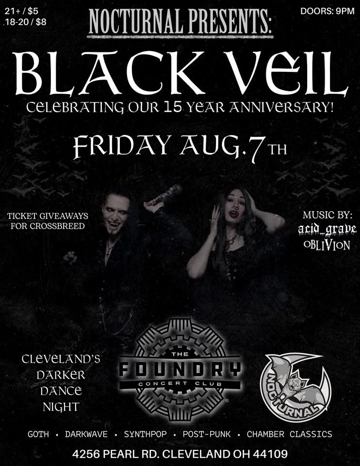 NOCTURNAL: BLACK VEIL - 15 YEAR ANNIVERSARY!