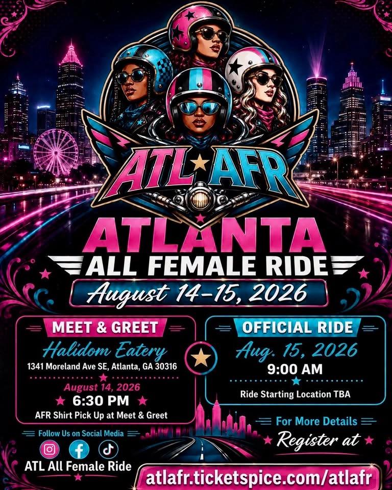 ALL FEMALE RIDE ATLANTA