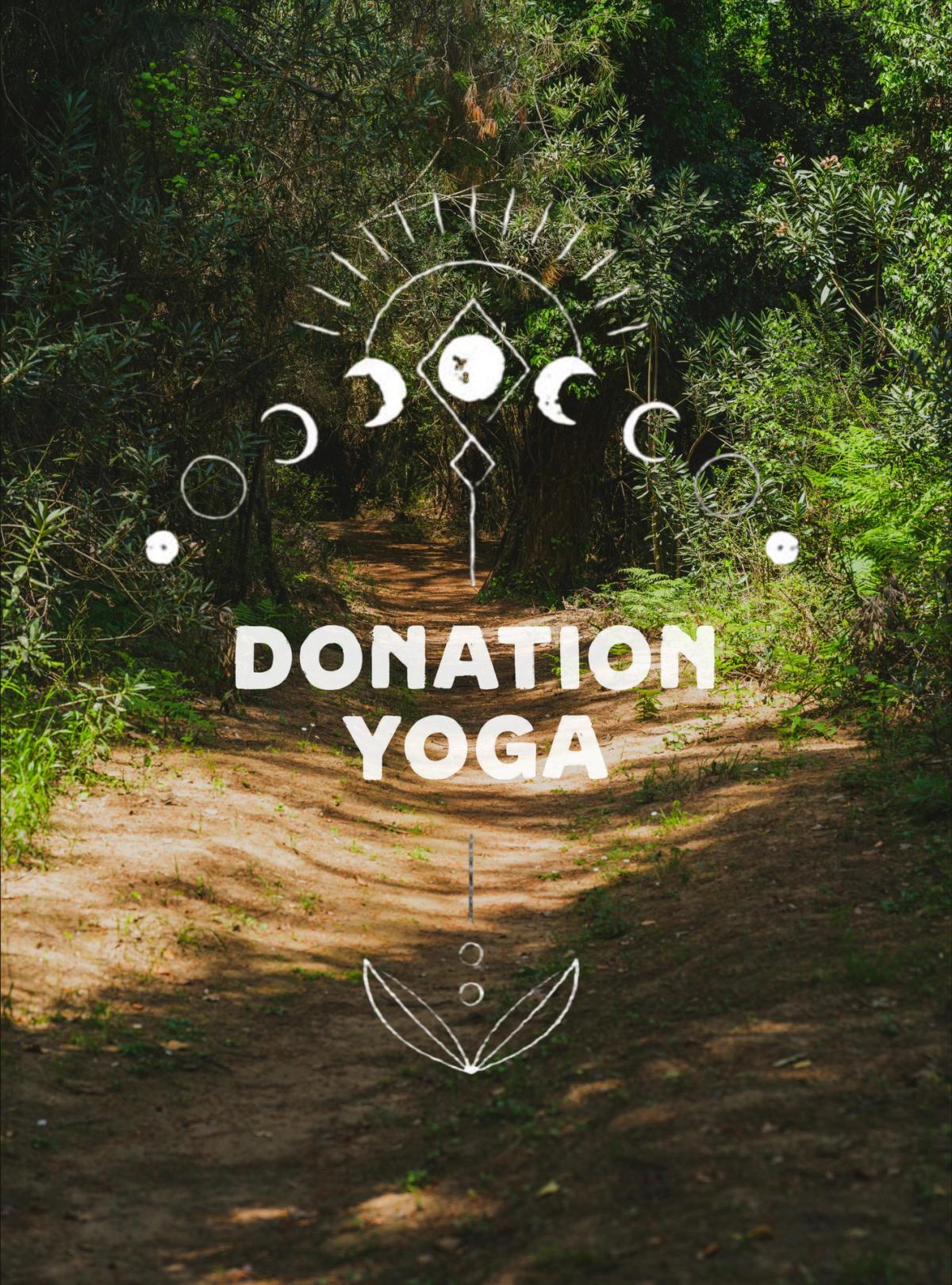 8月donation yoga