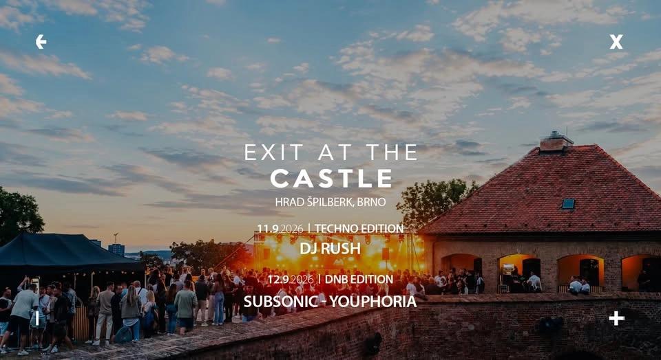 EXIT At The Castle → Hrad Špilberk, Brno | 11.9.2026