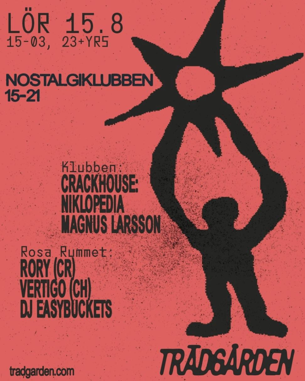 CRACKHOUSE w/ NIKLOPEDIA & MAGNUS LARSSON