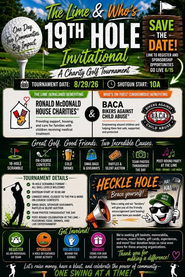 The Lime & Who's 19th Hole Invtitational - The 2026 Edition