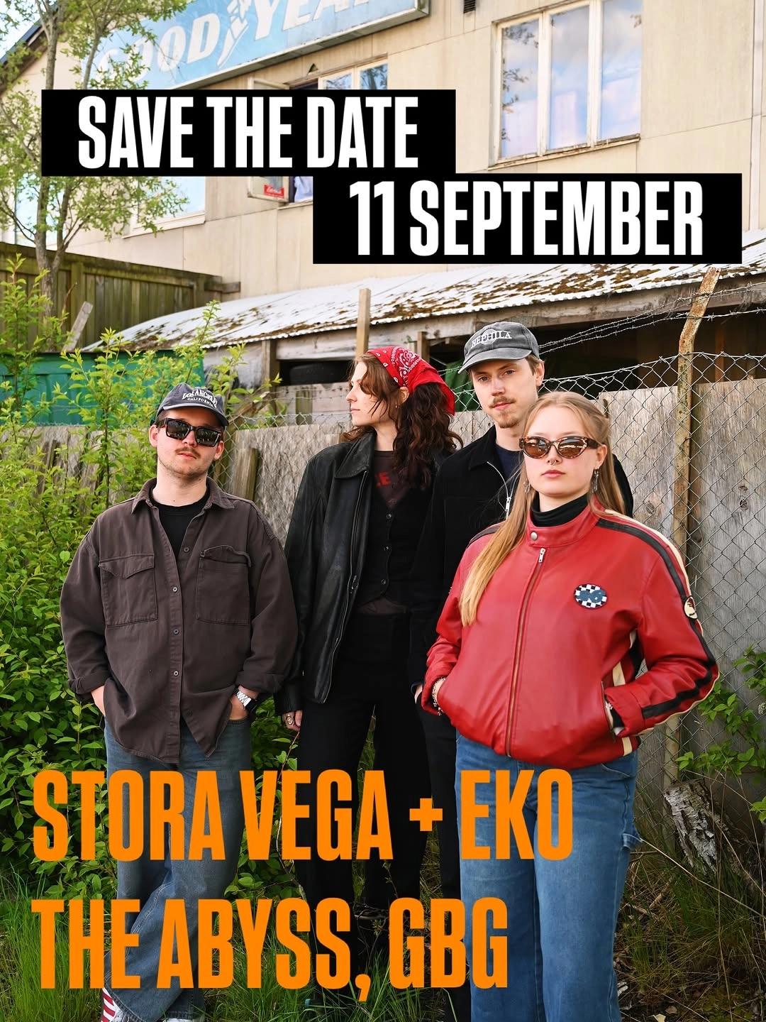 Stora Vega + Eko LIVE at The Abyss