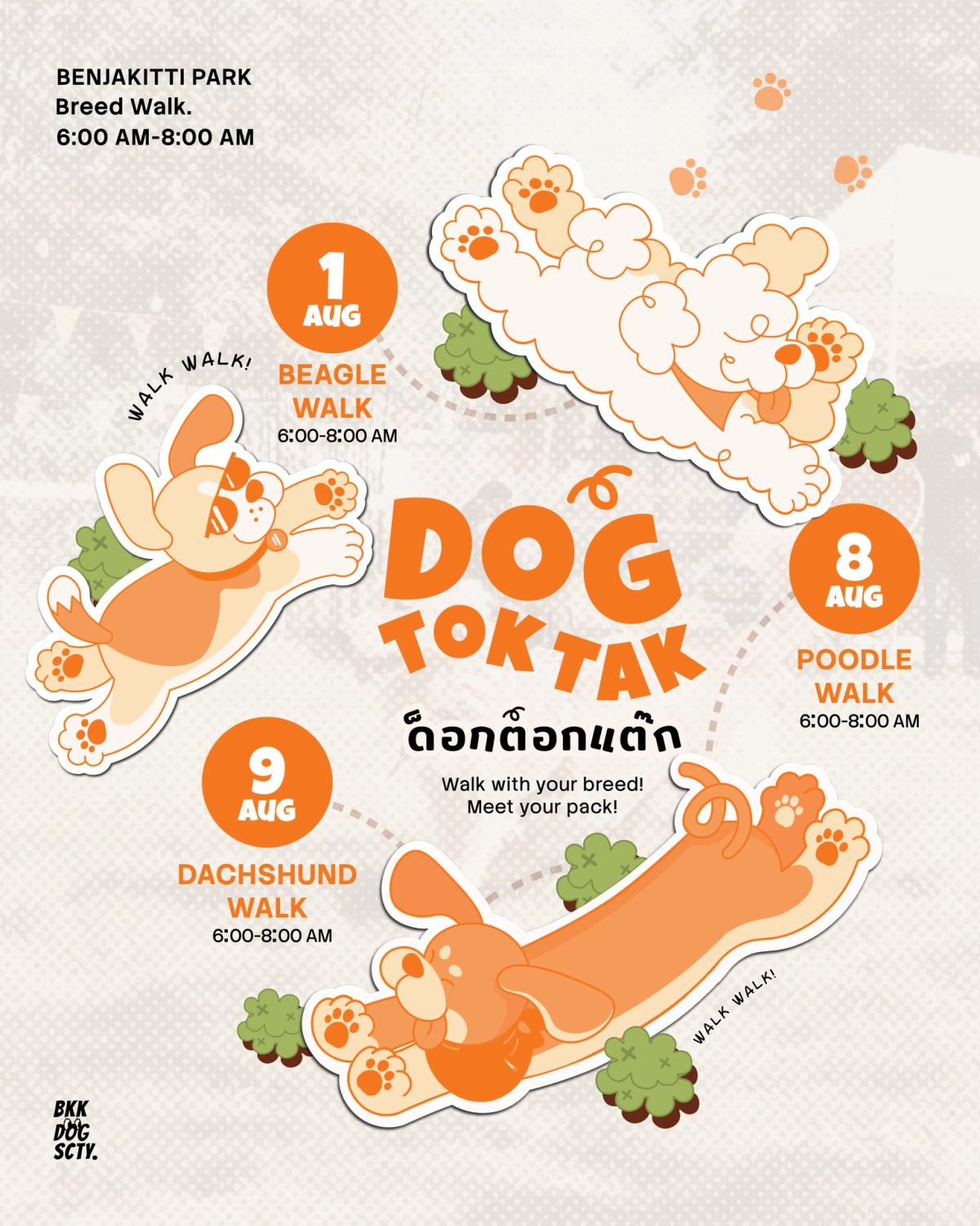 DOG TOKTAK: Beagles Walk