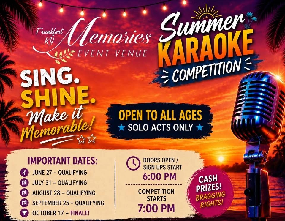 Memories Event Venue Summer Karaoke Competition