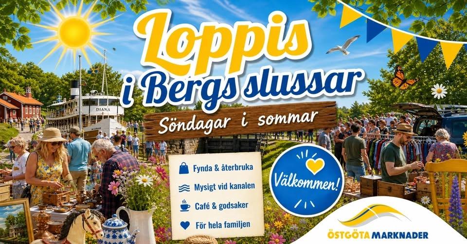 Loppis i Bergs slussar