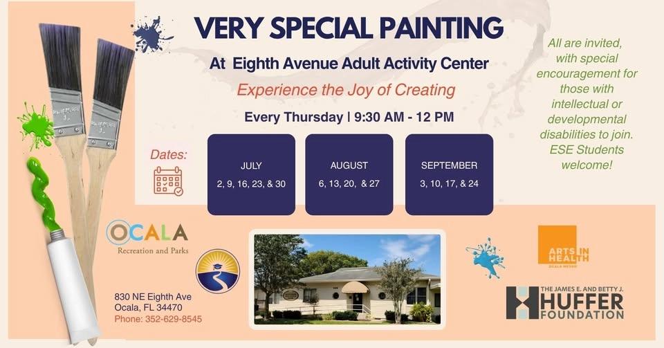 Very Special Painting at Eighth Avenue Adult Activity Center