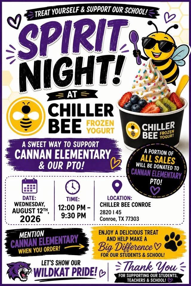 Spirit Night @ Chiller Bee