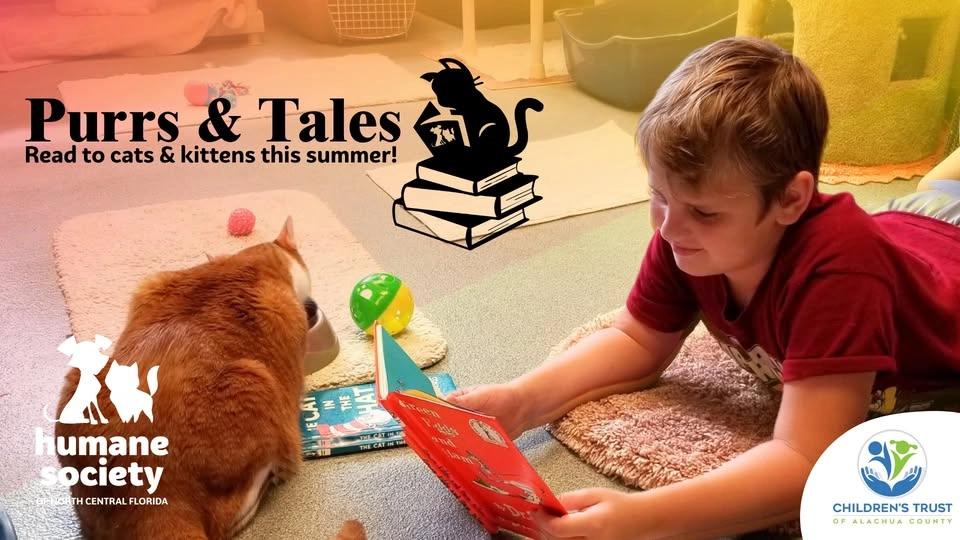 Purrs & Tales (Ages 5-12)