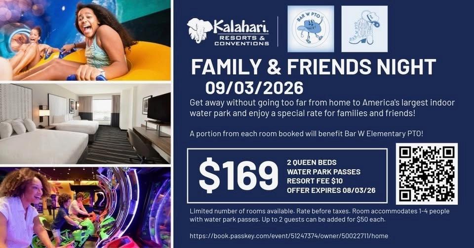 Kalahari Family & Friends Night