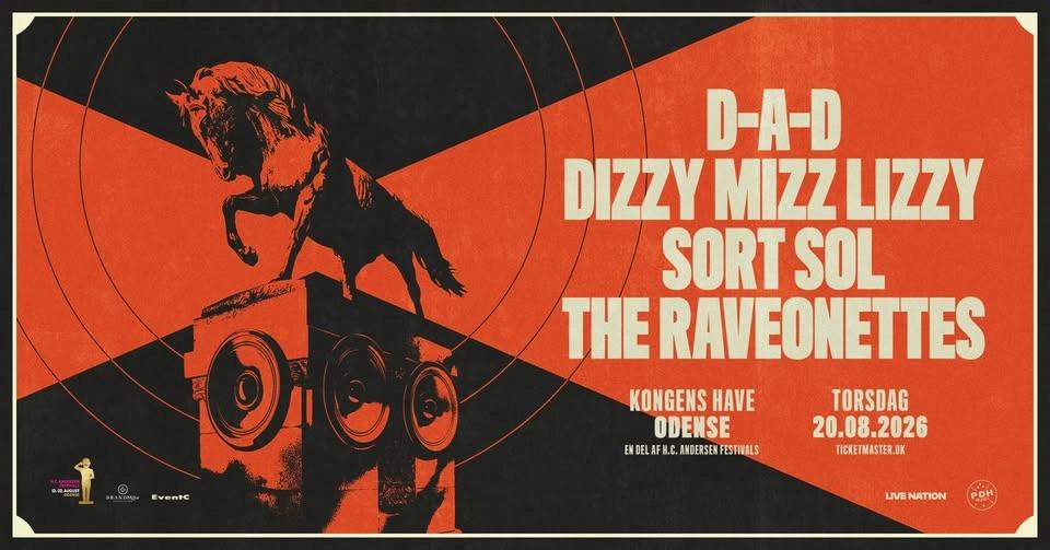 D-A-D & Dizzy Mizz Lizzy & Sort Sol & The Raveonettes // KONGENS HAVE, ODENSE