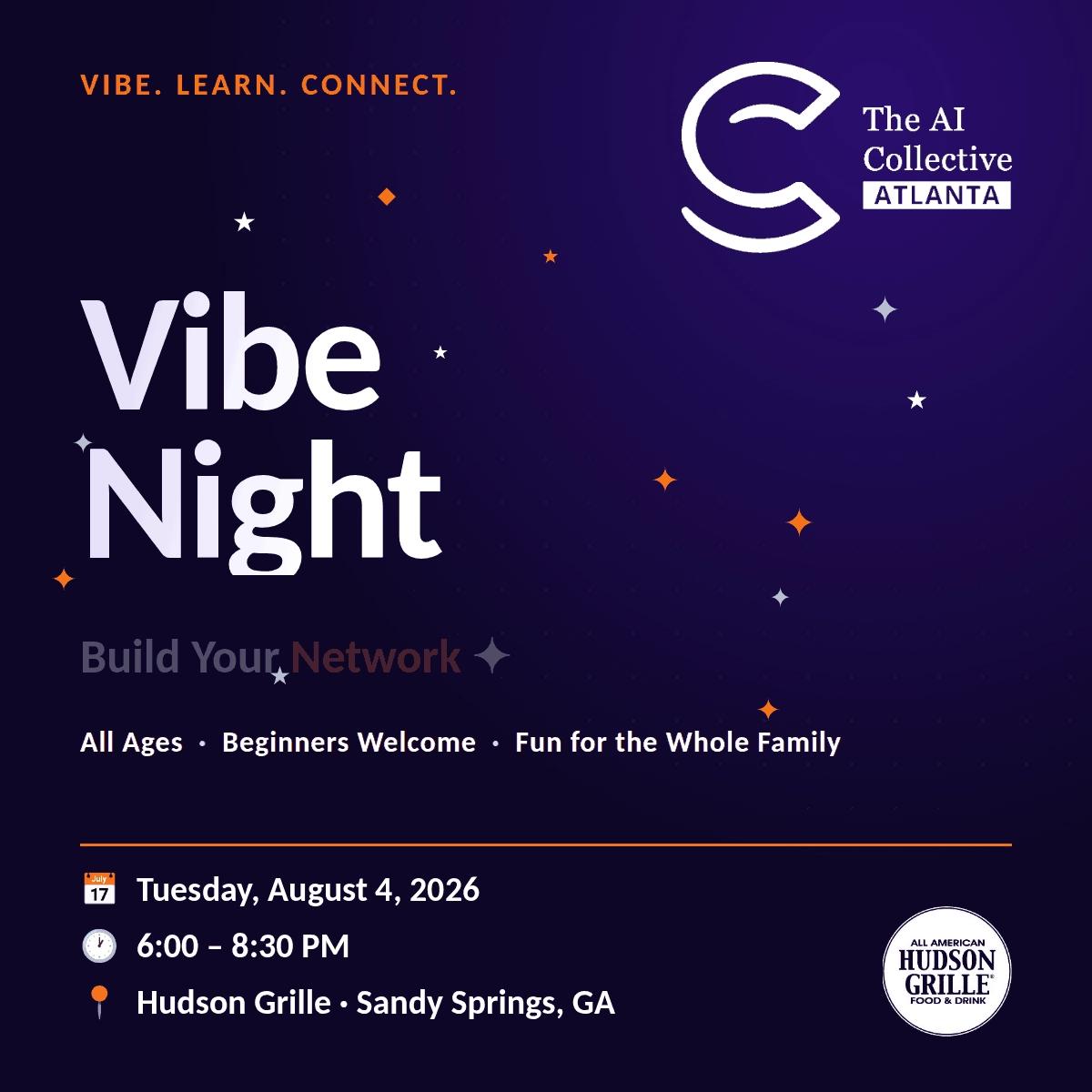 Vibe Night in Sandy Springs (w/ The AI Collective)