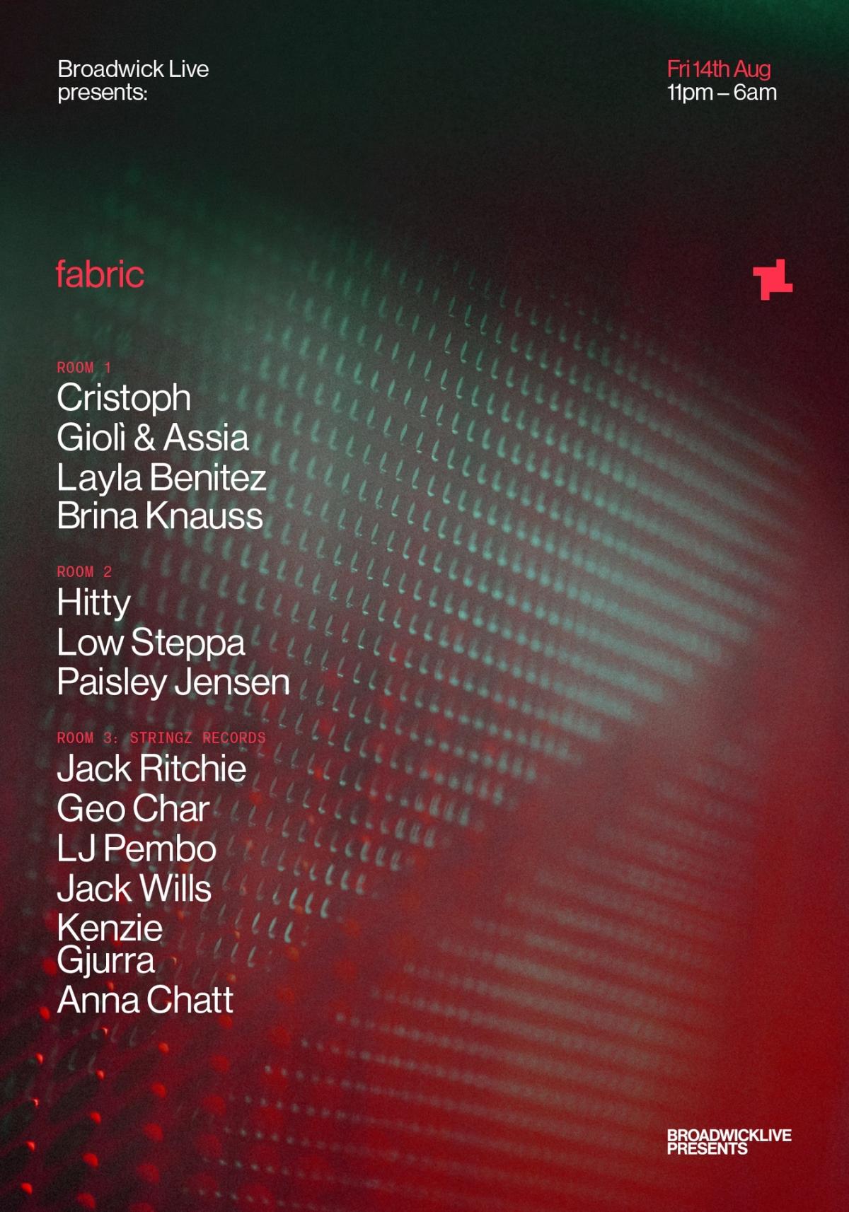 Broadwick Live presents: Cristoph, Giolì & Assia, hitty, Low Steppa, Layla Benitez + more