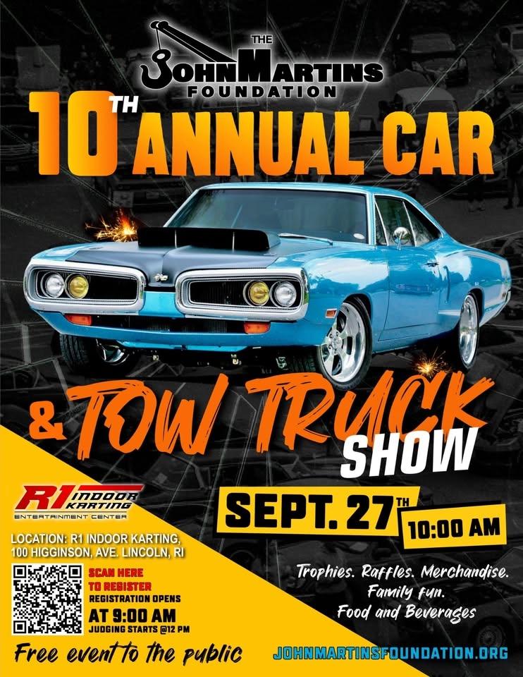 The John Martins Foundation 10th Annual Car & Tow Truck Show