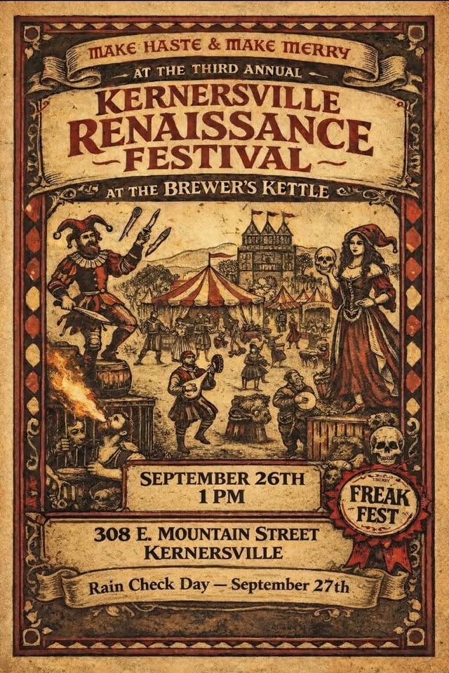 The Kernersville Renaissance Festival 2026!