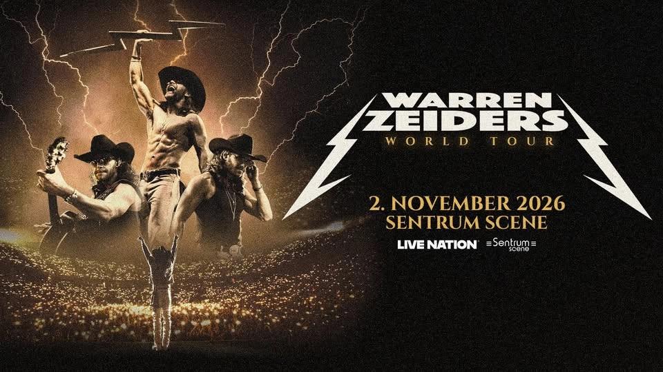Warren Zeiders: World Tour 2026 / Sentrum Scene / Pres. av Live Nation