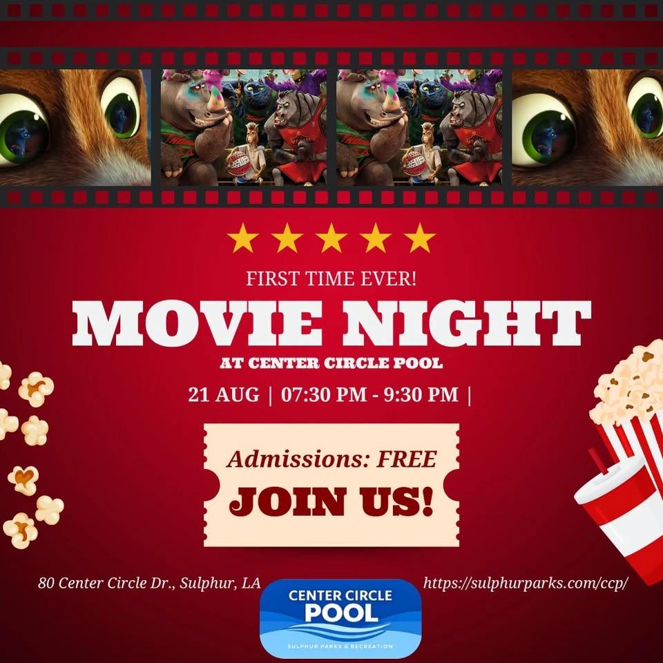 Movie Night at Center Circle Pool