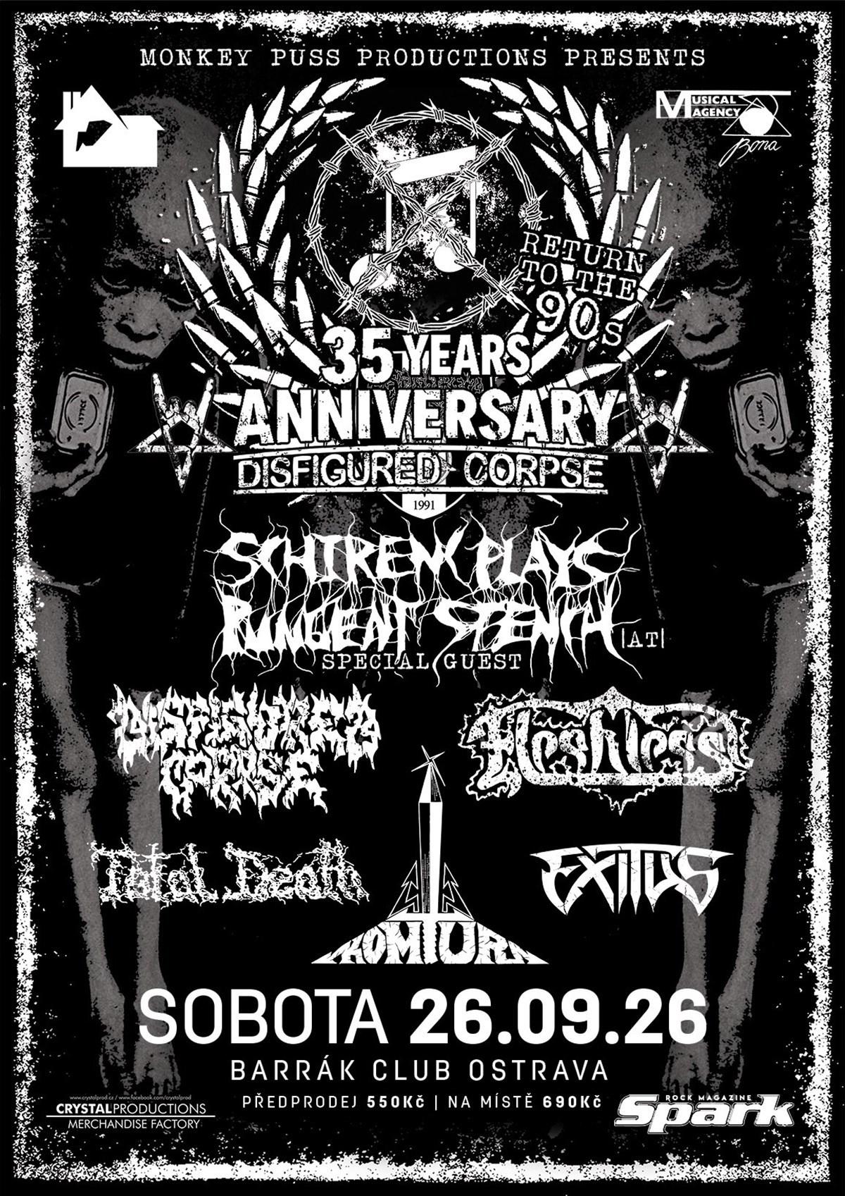35 Years Anniversary Disfigured Corpse "Return to the 90s"