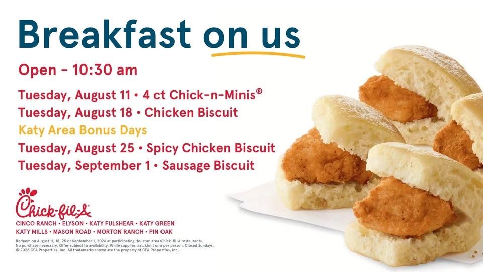 Free Breakfast Tuesdays