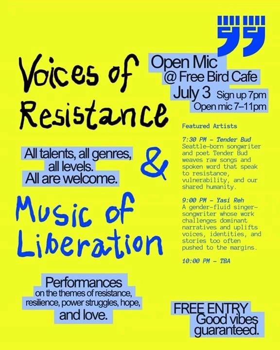 🕊️Voices of Resistance and Music of Liberation🕊️