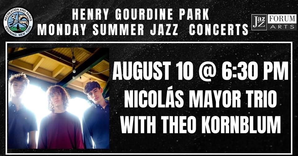 Monday Summer Jazz Concert: Nicolás Mayor Trio with Theo Kornblum