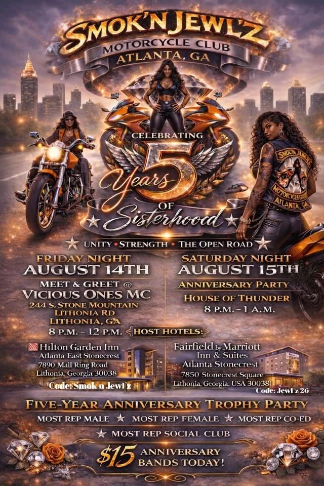 Smok’n Jewl’z Atlanta- 5 Year Anniversary