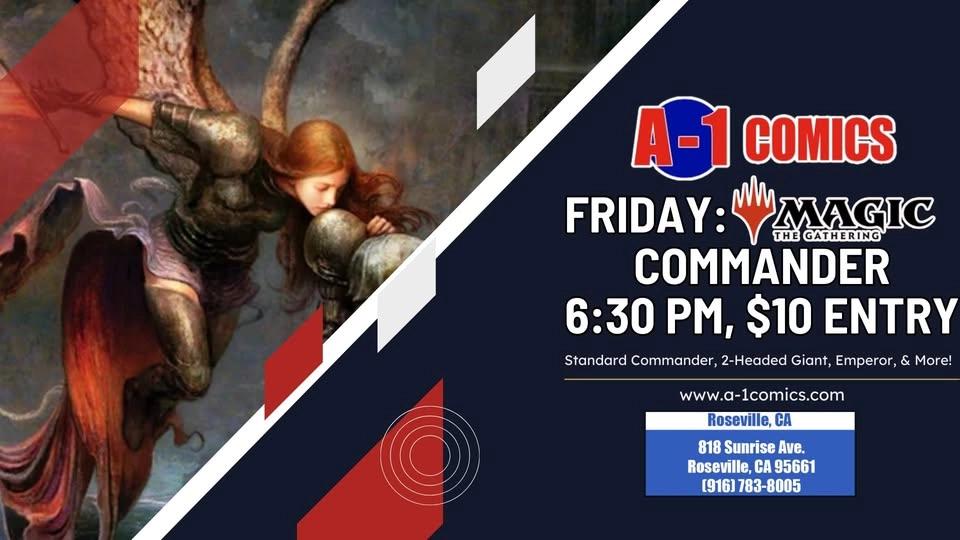 RSVL: FNM: Commander $10 6:30 PM All-Ages